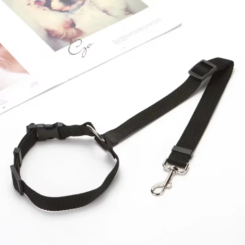 2-In-1 Dog Car Seat Belt Collar