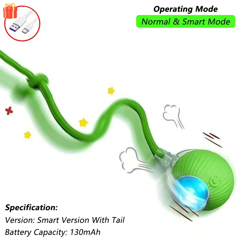 Interactive Rolling Ball with Tail