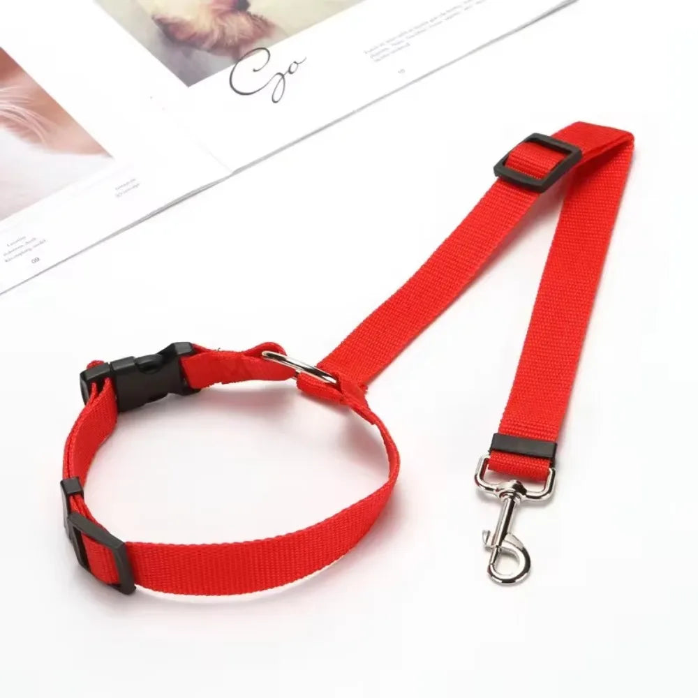 2-In-1 Dog Car Seat Belt Collar