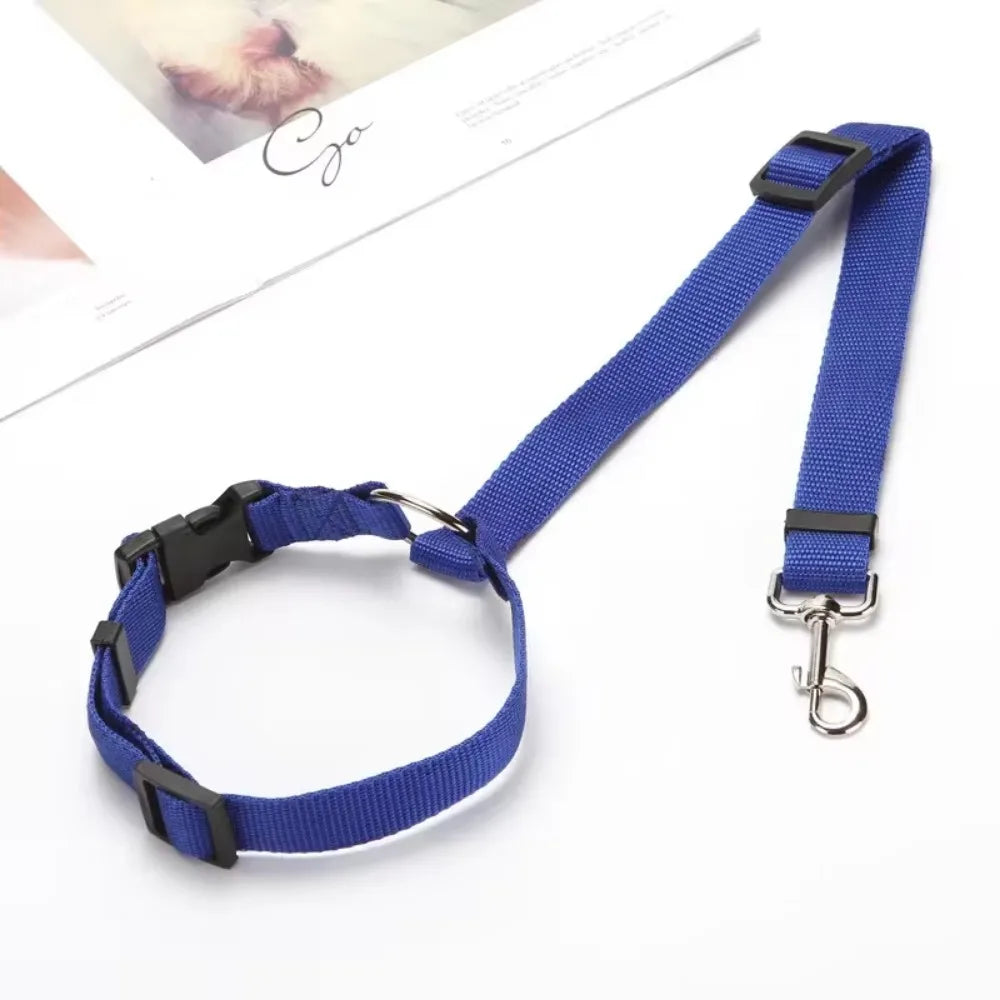 2-In-1 Dog Car Seat Belt Collar