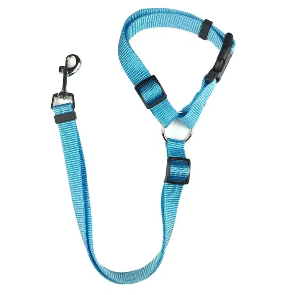 2-In-1 Dog Car Seat Belt Collar